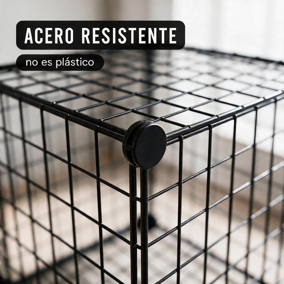 Estante organizador cubo - negro